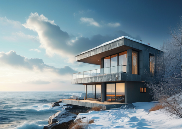 Svedsky rodinny dom pri mori